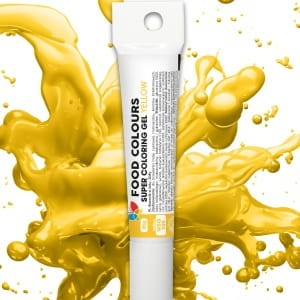 Barwnik w żelu w tubce 20g Food Colours- żółty