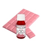 Barwnik do czekolady, olejowy pudrowy róż Food Colours 18ml