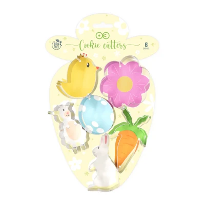 Wykrawacze wielkanocne do ciastek 6szt. 
