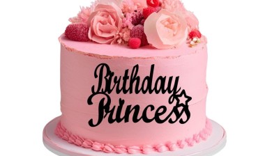 Topper, dekor na tort Birthday Princess